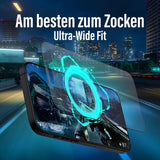 Folie de protectie Ecran Matte PanzerGlass Ultra-Wide Fit Gaming pentru Apple iPhone 16 Pro Max, Sticla Securizata, Full Glu