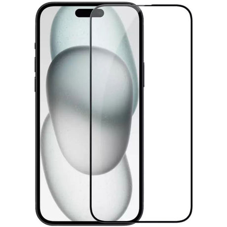 Folie de protectie Ecran Nillkin CP pentru Apple iPhone 15 Plus, Sticla securizata, Full Glu