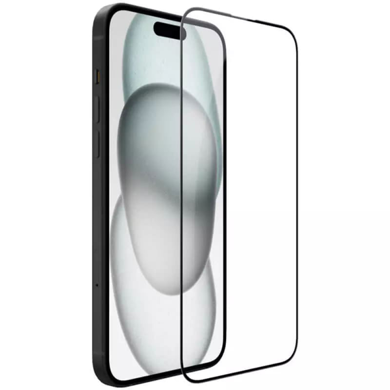 Folie de protectie Ecran Nillkin CP pentru Apple iPhone 15 Plus, Sticla securizata, Full Glu