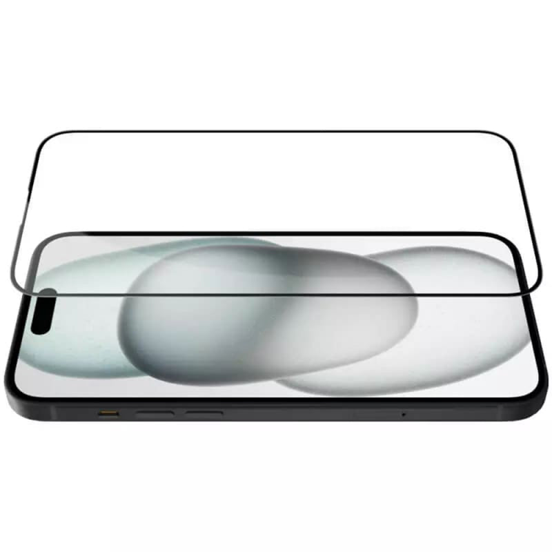 Folie de protectie Ecran Nillkin CP pentru Apple iPhone 15 Plus, Sticla securizata, Full Glu