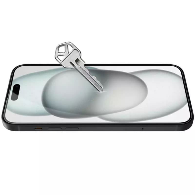 Folie de protectie Ecran Nillkin CP pentru Apple iPhone 15 Plus, Sticla securizata, Full Glu