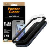 Folie de protectie Ecran PanzerGlass Classic Fit EasyAligner pentru Apple iPhone 17 Pro, Sticla Securizata, Full Glu