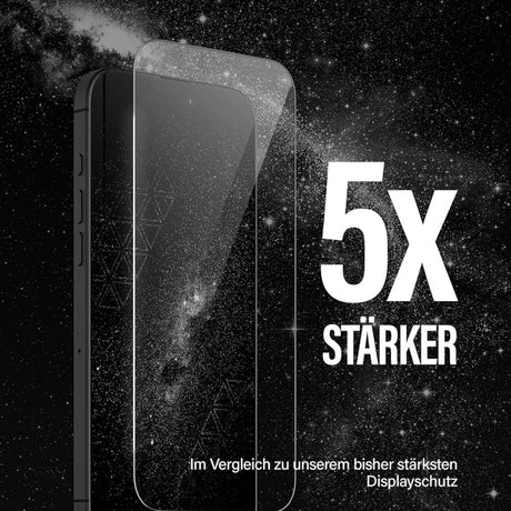 Folie de protectie Ecran PanzerGlass Ultra-Wide Ceramic II EasyAligner pentru Apple iPhone 17 / 16 Pro, Sticla Securizata, Full