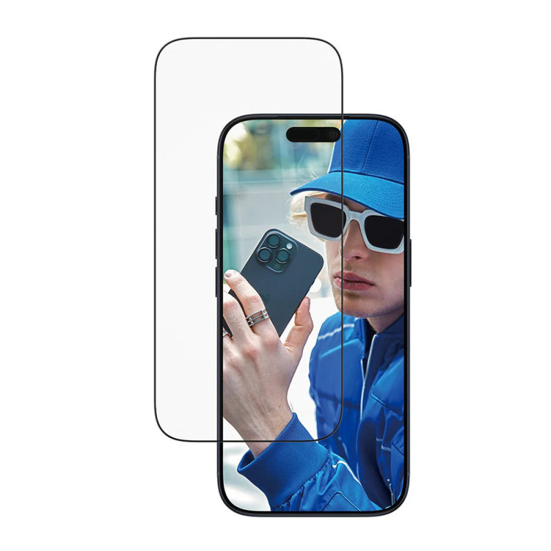 Folie de protectie Ecran PanzerGlass Ultra-Wide Fit EasyAligner pentru Apple iPhone 17 Pro, Sticla Securizata, Full Glu