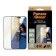 Folie de protectie Ecran PanzerGlass Ultra-Wide Fit EyeCare pentru Apple iPhone 16 Pro Max, Sticla Securizata, Full Glu