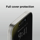 Folie de protectie Ecran Privacy Anank 5X Reinforced 180 pentru Apple iPhone 17, Sticla Securizata, Full Glue, 2.5D