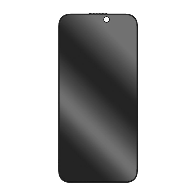 Folie de protectie Ecran Privacy Blueo Anti-Peep Applicator Pro pentru Apple iPhone 15 Pro Max, Sticla securizata, Full Glue