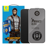 Folie de protectie Ecran Privacy Blueo Anti-Peep Applicator Pro pentru Apple iPhone 17 Air, Sticla Securizata, Full Glu