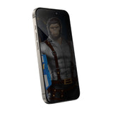 Folie de protectie Ecran Privacy Blueo Anti-Peep pentru Apple iPhone 15 Pro Max, Sticla securizata, Full Glue