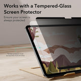 Folie de protectie Ecran Privacy ESR Magnetic pentru Apple iPad Pro 13 (2024), Plastic