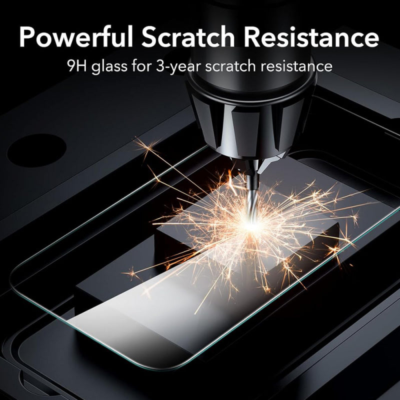 Folie de protectie Ecran Privacy ESR pentru Apple iPhone 17 Air, Sticla Securizata, Full Glue, Set 3 bucati