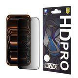 Folie de protectie Ecran Privacy Lito HD Pro pentru Apple iPhone 17 Pro Max, Sticla Securizata, Full Glue