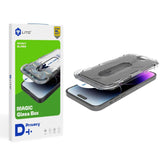 Folie de protectie Ecran Privacy Lito Magic Glass Box D+ Tools pentru Apple iPhone 11 Pro Max, Sticla securizata, Full Glue