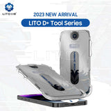 Folie de protectie Ecran Privacy Lito Magic Glass Box D+ Tools pentru Apple iPhone 16 Plus, Sticla securizata, Full Glue