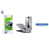 Folie de protectie Ecran Privacy Lito Magic Glass Box D+ Tools pentru Apple iPhone 16 Plus, Sticla securizata, Full Glue