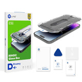 Folie de protectie Ecran Privacy Lito Magic Glass Box D+ Tools pentru Apple iPhone XS / X, Sticla securizata, Full Glue