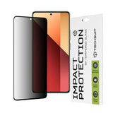 Folie de protectie Ecran Privacy Techsuit pentru Xiaomi Redmi Note 13 Pro 4G / Poco M6 Pro 4G, Sticla securizata, Full Glue, 111