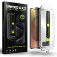 Folie de protectie Ecran Privacy Techsuit TitanGlass CrystalHD pentru Samsung Galaxy S25 Ultra S938, Sticla securizata, Full Glu