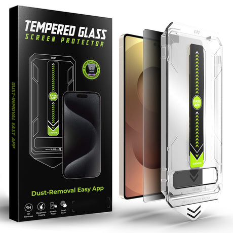 Folie de protectie Ecran Privacy Techsuit TitanGlass CrystalHD pentru Samsung Galaxy S25 Ultra S938, Sticla securizata, Full Glu