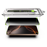 Folie de protectie Ecran Privacy Techsuit TitanGlass pentru Apple iPhone 17 Air, Sticla Securizata, Full Glue