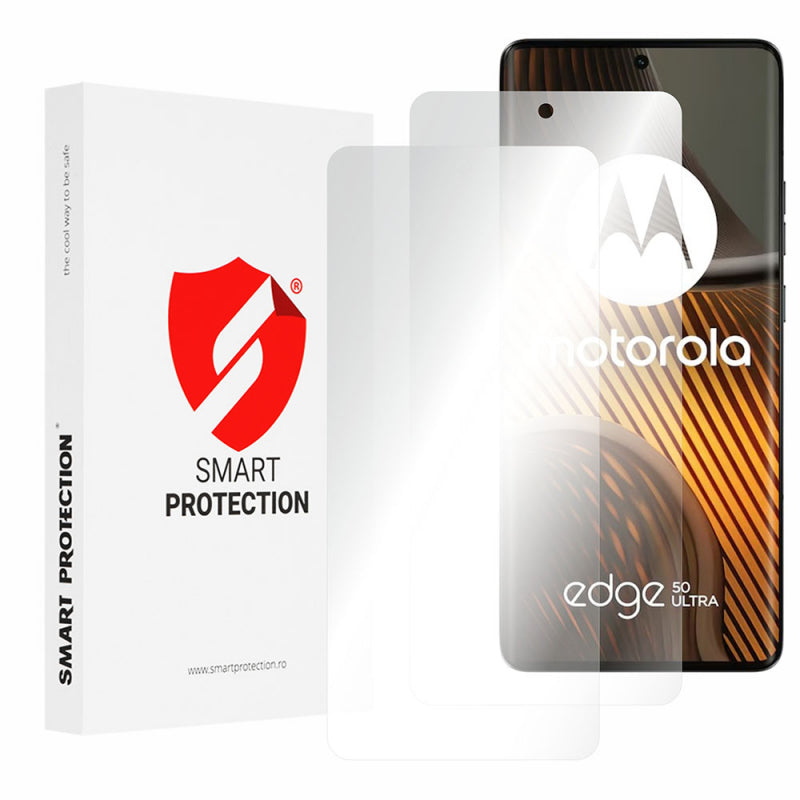 Folie de protectie Ecran Smart Protection Premium Classic pentru Motorola Edge 50 Ultra, Plastic, Set 2 bucati