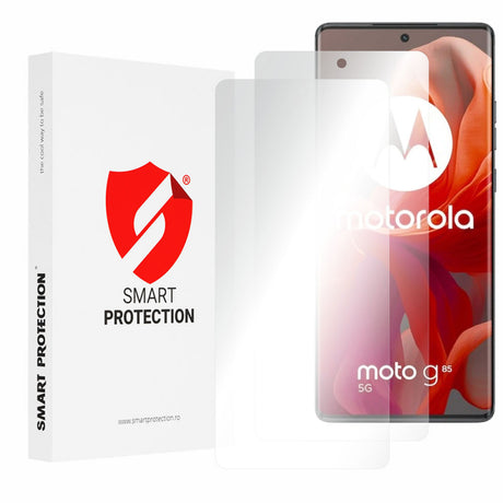 Folie de protectie Ecran Smart Protection Premium Classic pentru Motorola Moto G85, Plastic, Set 2 bucati