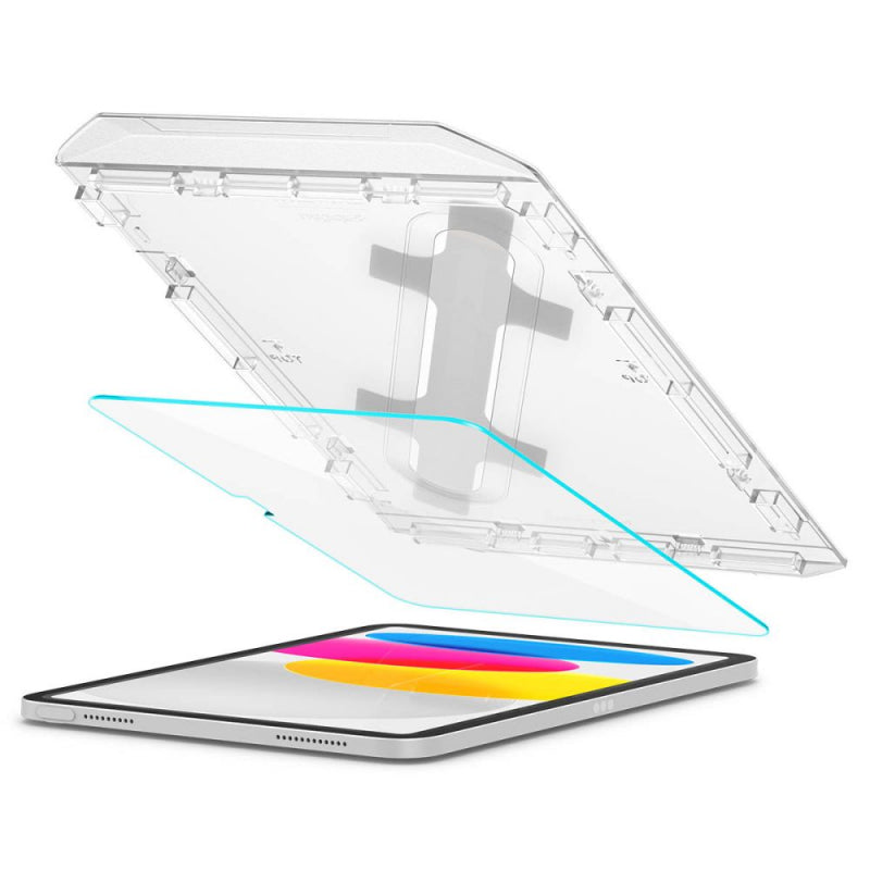 Folie de protectie Ecran Spigen GlastR EZ FIT pentru Apple iPad (2025) / (2022), Sticla securizata, Full Glue