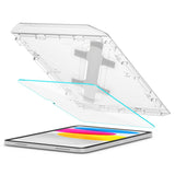 Folie de protectie Ecran Spigen GlastR EZ FIT pentru Apple iPad (2025) / (2022), Sticla securizata, Full Glue