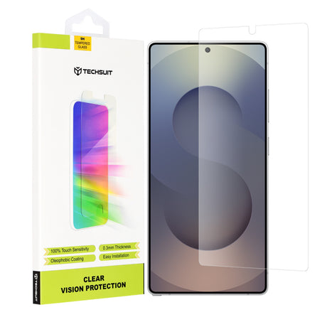 Folie de protectie Ecran Techsuit Clear Vision pentru Samsung Galaxy S25 Ultra S938, Sticla securizata, Full Glue