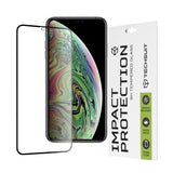 Folie de protectie Ecran Techsuit pentru Apple iPhone 11 Pro / XS / X, Sticla securizata, Full Glue, 111D