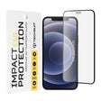 Folie de protectie Ecran Techsuit pentru Apple iPhone 12 / 12 Pro, Sticla Securizata, Full Glu