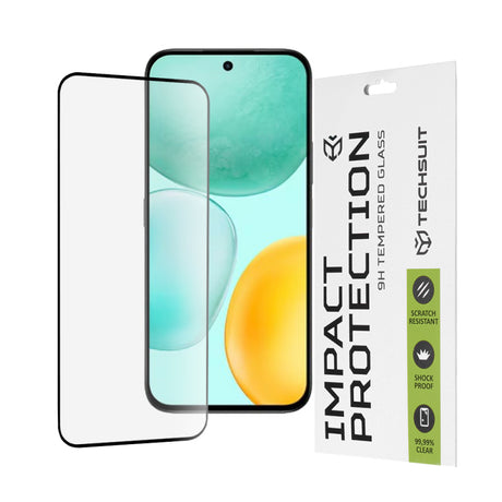 Folie de protectie Ecran Techsuit pentru Honor X6c, Sticla securizata, Full Glue, 111D