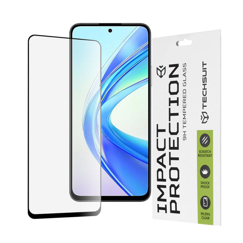 Folie de protectie Ecran Techsuit pentru Honor X7b 5G / 90 Smart / X7b 4G, Sticla securizata, Full Glue, 111D