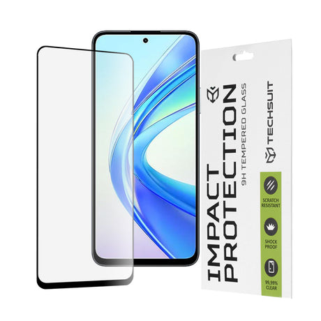 Folie de protectie Ecran Techsuit pentru Honor X7b 5G / 90 Smart / X7b 4G, Sticla securizata, Full Glue, 111D