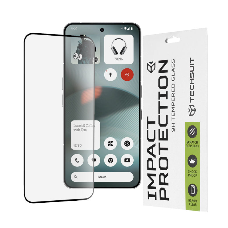 Folie de protectie Ecran Techsuit pentru Nothing Phone (3), Sticla securizata, Full Glue, 111D