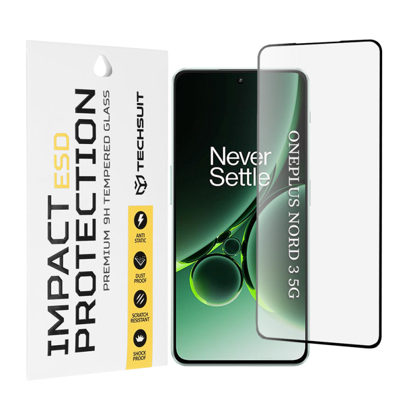 Folie de protectie Ecran Techsuit pentru OnePlus Nord 3, Sticla Securizata, Full Glu