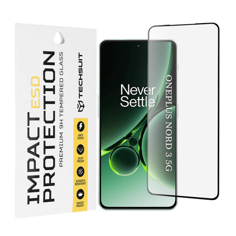 Folie de protectie Ecran Techsuit pentru OnePlus Nord 3, Sticla Securizata, Full Glu