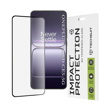 Folie de protectie Ecran Techsuit pentru OnePlus Nord CE5, Sticla securizata, Full Glue, 111D
