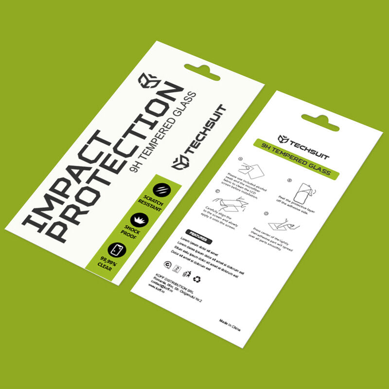 Folie de protectie Ecran Techsuit pentru Xiaomi Redmi Note 8 Pro, Sticla securizata, Full Glue, 111D