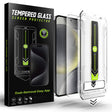 Folie de protectie Ecran Techsuit TitanGlass CrystalHD pentru Samsung Galaxy S25 S931 / S24 S921, Sticla securizata, Full Glue