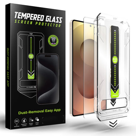 Folie de protectie Ecran Techsuit TitanGlass CrystalHD pentru Samsung Galaxy S25 Ultra S938, Sticla securizata, Full Glue