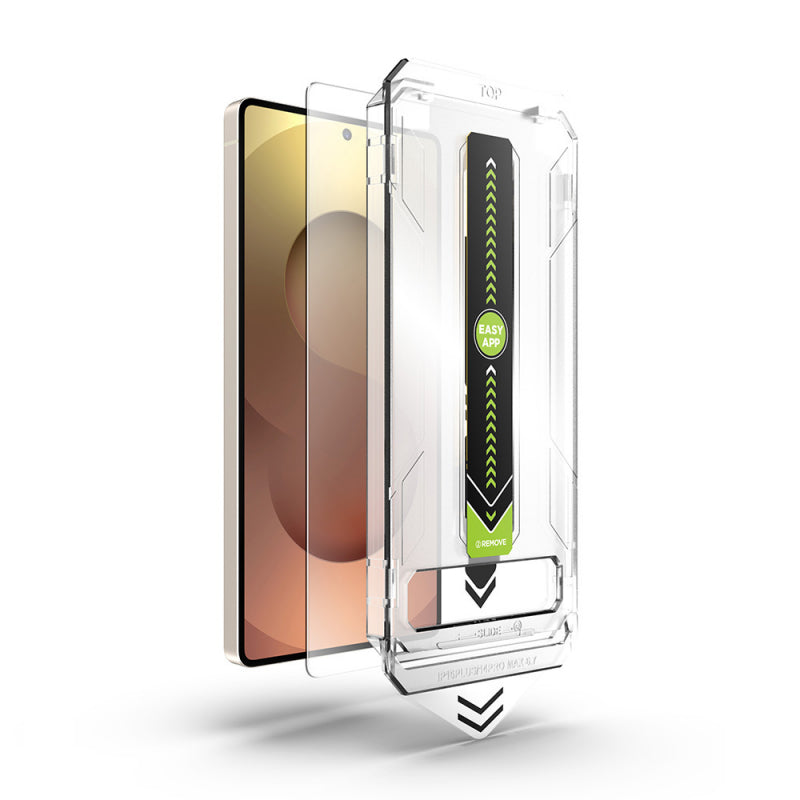 Folie de protectie Ecran Techsuit TitanGlass CrystalHD pentru Samsung Galaxy S25 Ultra S938, Sticla securizata, Full Glue