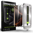 Folie de protectie Ecran Techsuit TitanGlass pentru Apple iPhone 11 Pro / XS / X, Sticla Securizata, Full Glue, Set 2 bucati
