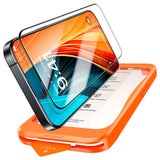 Folie de protectie Ecran Torras GlassGo Install Master pentru Apple iPhone 16, Sticla Securizata, Full Glu