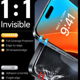 Folie de protectie Ecran Torras GlassGo Install Master pentru Apple iPhone 16, Sticla Securizata, Full Glu