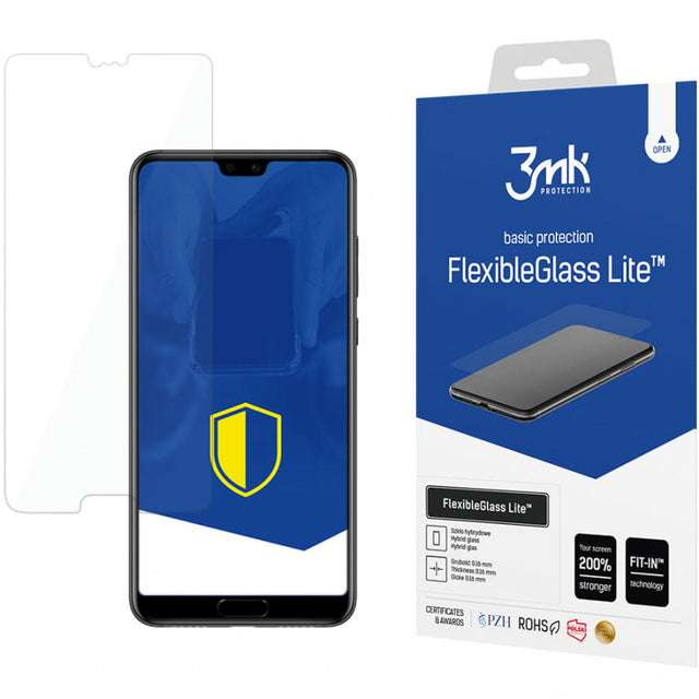 Folie de protectie Ecran 3MK pentru Huawei P20 Pro, Sticla Flexibila, Full Glue