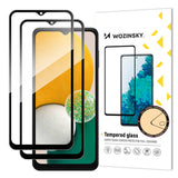 Folie de protectie Ecran WZK pentru Samsung Galaxy A13 5G A136, Sticla securizata, Full Glue, Set 2 bucati