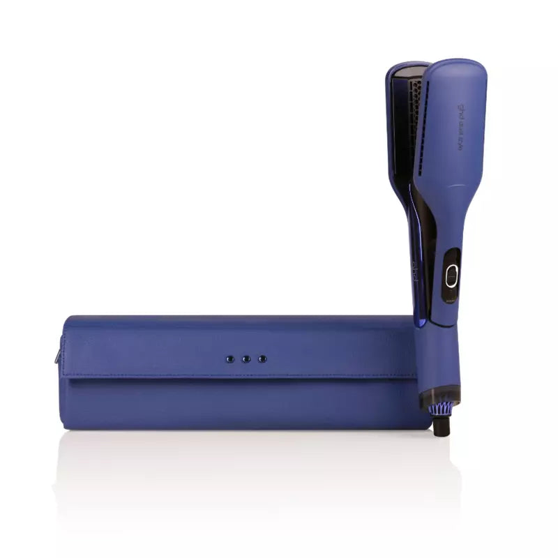 Placa de indreptat + uscator 2-in-1, perie cu aer cald ghd Duet Hair Style, Elementary Blue