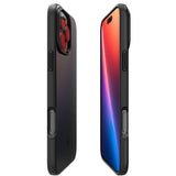 Husa MagSafe pentru Apple iPhone 16 Pro Max, Spigen, Thin Fit, Neagra ACS07978