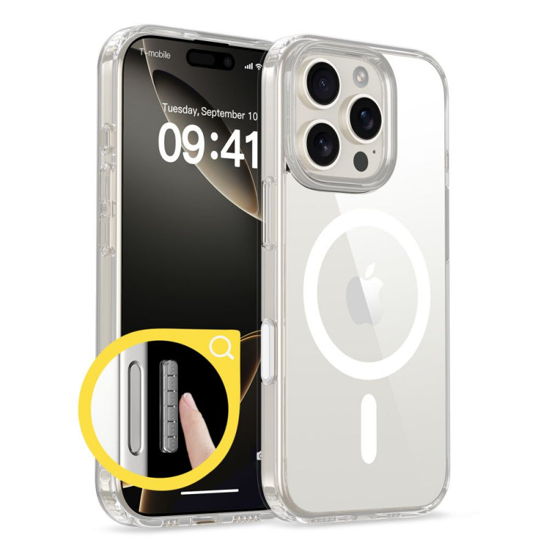 Husa MagSafe pentru Apple iPhone 16 Pro Max, Tech-Protect, Flexair Hybrid CC